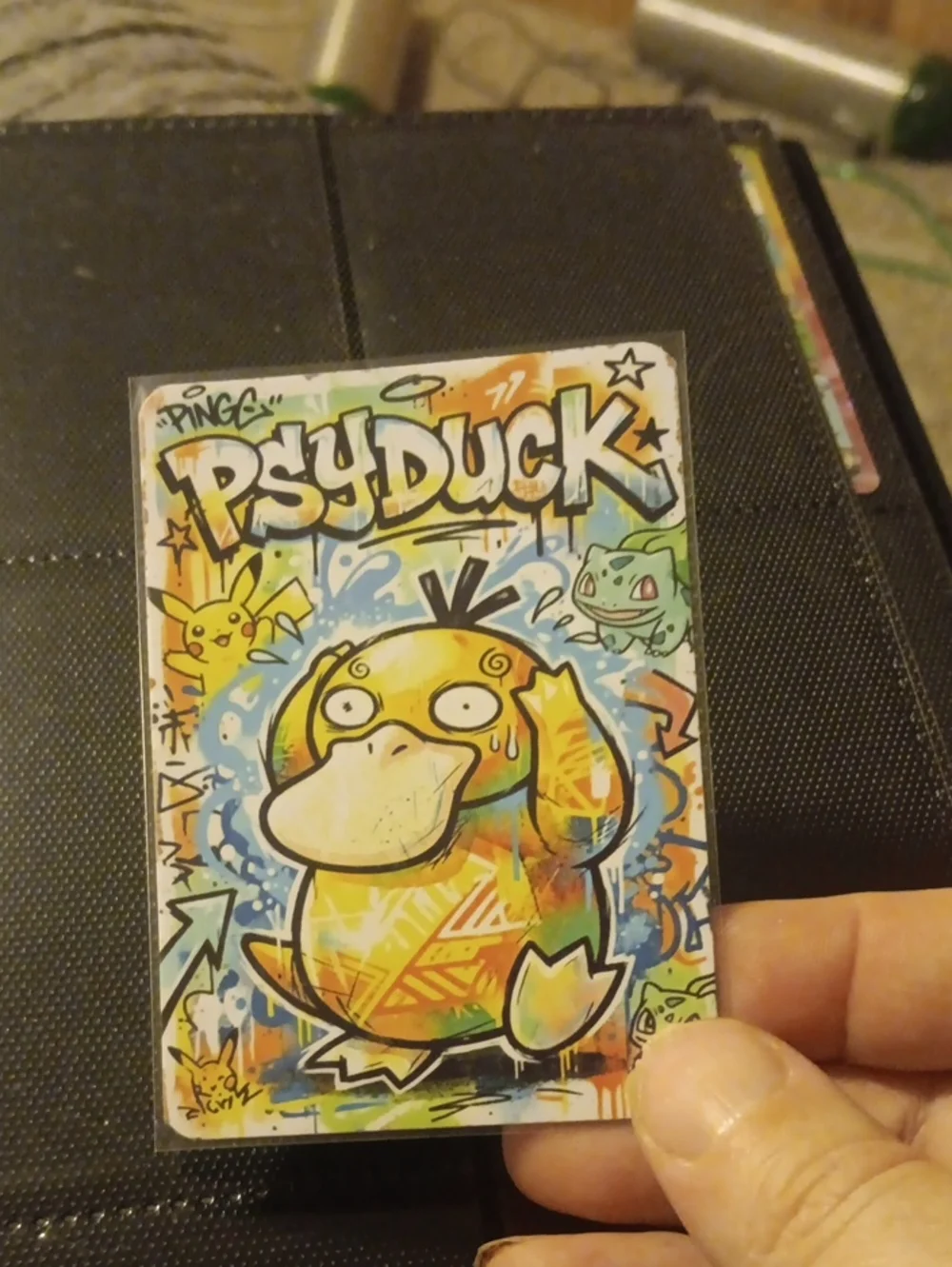 Psyduck Collectible Trading Card — Colorful Artwork